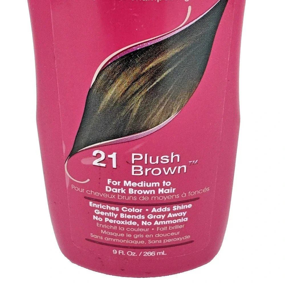 Clairol Fancy Full Plush Brown 21 Temporary Hair Color Rinse 9oz NOS Dye